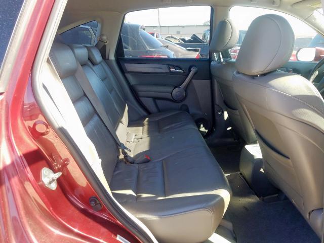 JHLRE38758C020589 - 2008 HONDA CR-V EXL BURGUNDY photo 6