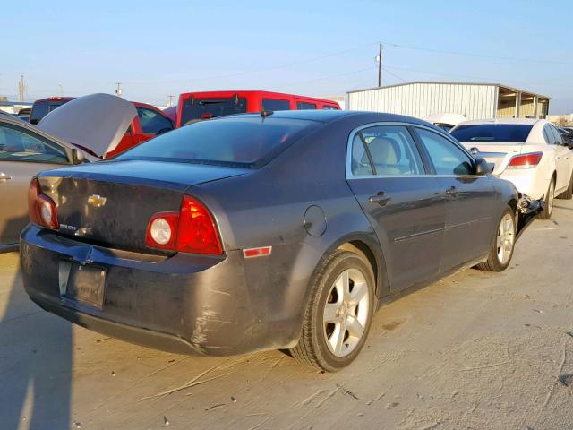 1G1ZB5E1XBF143594 - 2011 CHEVROLET MALIBU LS ნაცრისფერი ფოტო 4