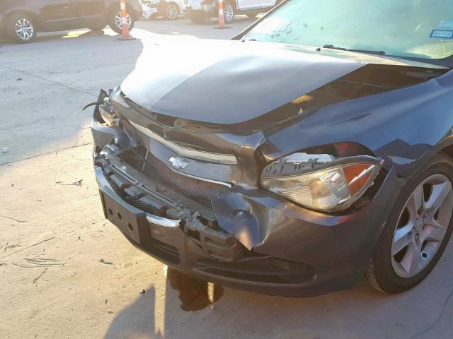 1G1ZB5E1XBF143594 - 2011 CHEVROLET MALIBU LS ნაცრისფერი ფოტო 9