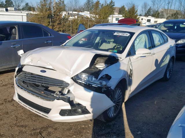 3FA6P0K97FR188824 - 2015 FORD FUSION TIT WHITE photo 2