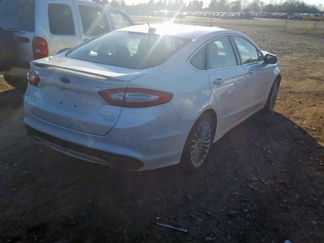 3FA6P0K97FR188824 - 2015 FORD FUSION TIT WHITE photo 4