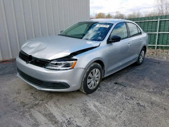 3VW1K7AJ6BM305742 - 2011 VOLKSWAGEN JETTA BASE 银色 照片 2