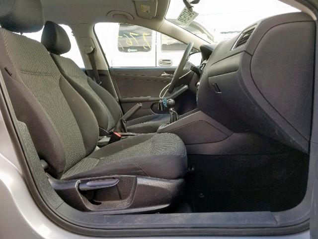 3VW1K7AJ6BM305742 - 2011 VOLKSWAGEN JETTA BASE 银色 照片 5