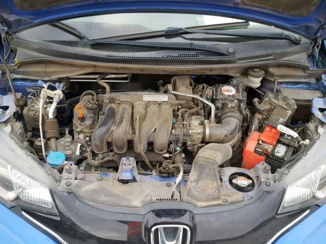 3HGGK5G86FM709119 - 2015 HONDA FIT EX BLUE photo 7