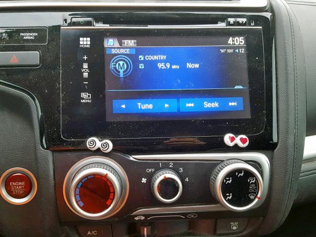 3HGGK5G86FM709119 - 2015 HONDA FIT EX BLUE photo 9