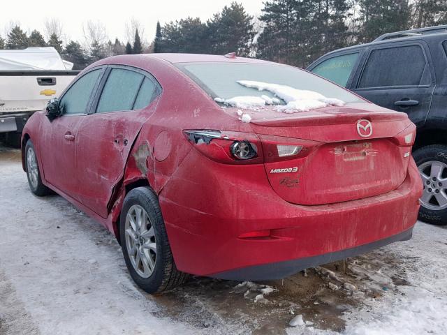 JM1BM1V71E1150287 - 2014 MAZDA 3 TOURING RED photo 3