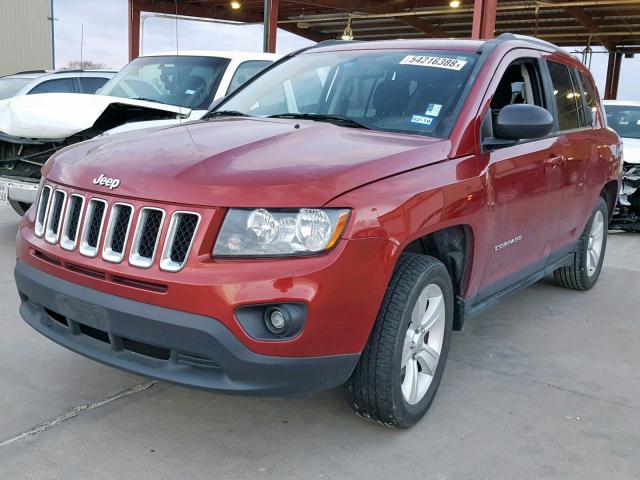 1C4NJCBA9GD525085 - 2016 JEEP COMPASS SP 勃艮第红 照片 2