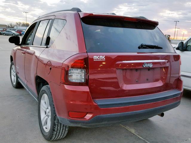 1C4NJCBA9GD525085 - 2016 JEEP COMPASS SP 勃艮第红 照片 3