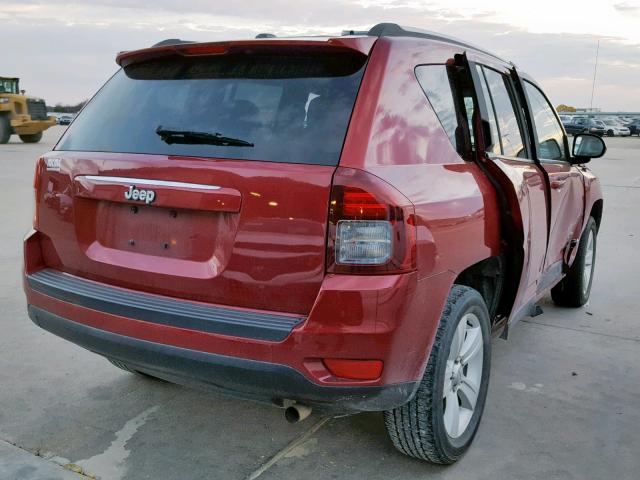 1C4NJCBA9GD525085 - 2016 JEEP COMPASS SP 勃艮第红 照片 4