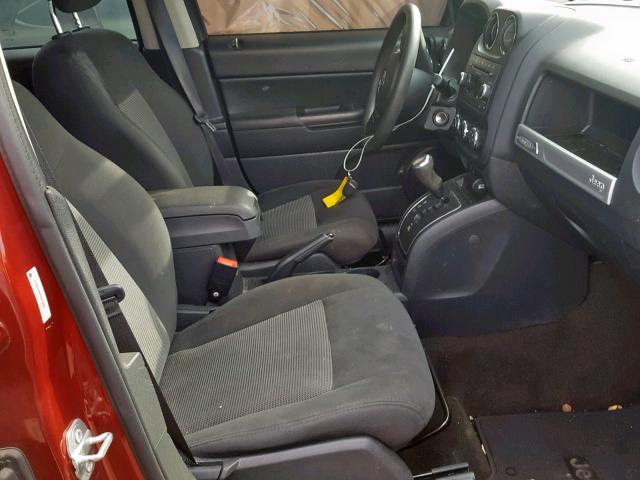 1C4NJCBA9GD525085 - 2016 JEEP COMPASS SP 勃艮第红 照片 5