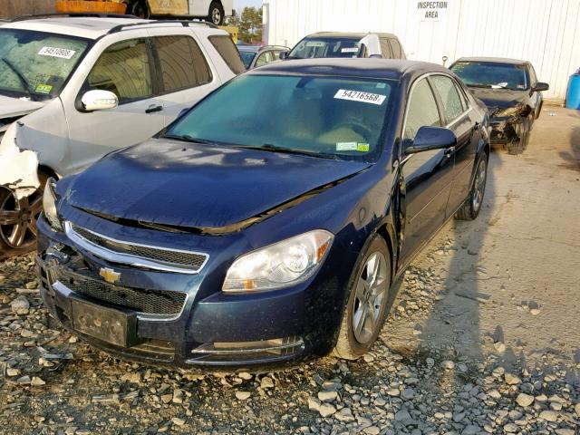 1G1ZH57B294225121 - 2009 CHEVROLET MALIBU 1LT 蓝色 照片 2