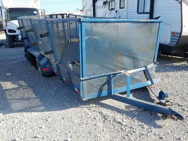B1LL0FSALE5421678 - 2014 UTILITY TRAILER BLUE photo 1