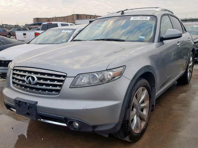 JNRAS08U96X102614 - 2006 INFINITI FX35 SILVER photo 2