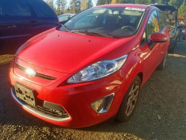3FADP4FJXCM196332 - 2012 FORD FIESTA SES RED photo 2