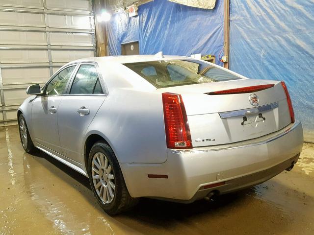 1G6DG5EG1A0137758 - 2010 CADILLAC CTS LUXURY SILVER photo 3