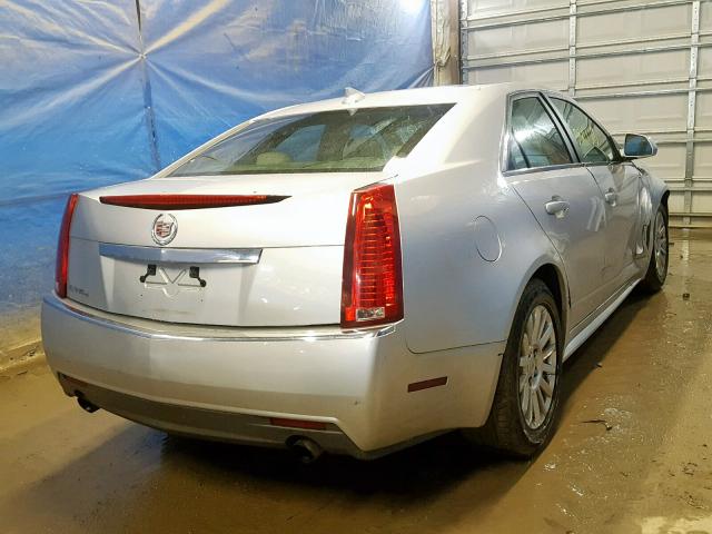 1G6DG5EG1A0137758 - 2010 CADILLAC CTS LUXURY SILVER photo 4