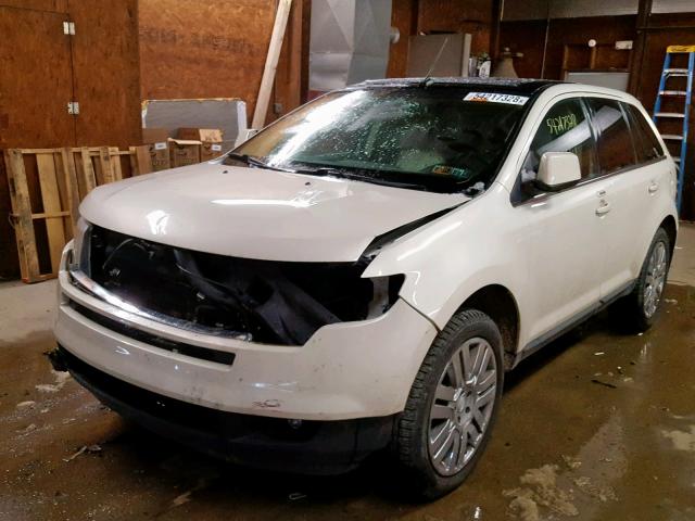 2FMDK39C78BB20152 - 2008 FORD EDGE LIMIT WHITE photo 2