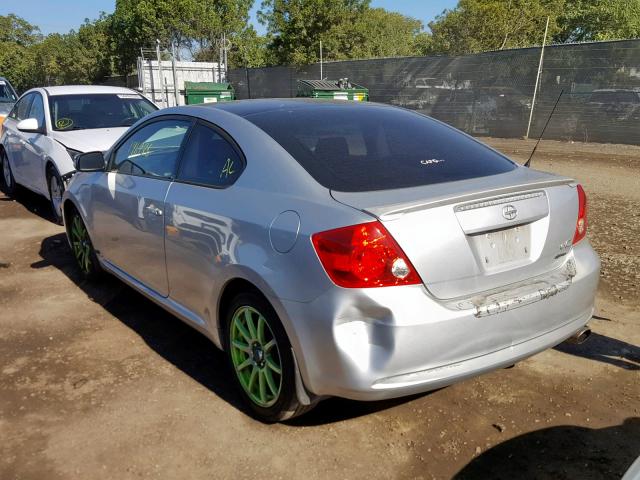 JTKDE177260107922 - 2006 TOYOTA SCION TC 银色 照片 3