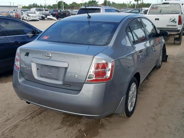 3N1AB61E47L663342 - 2007 NISSAN SENTRA 2.0 GRAY photo 4