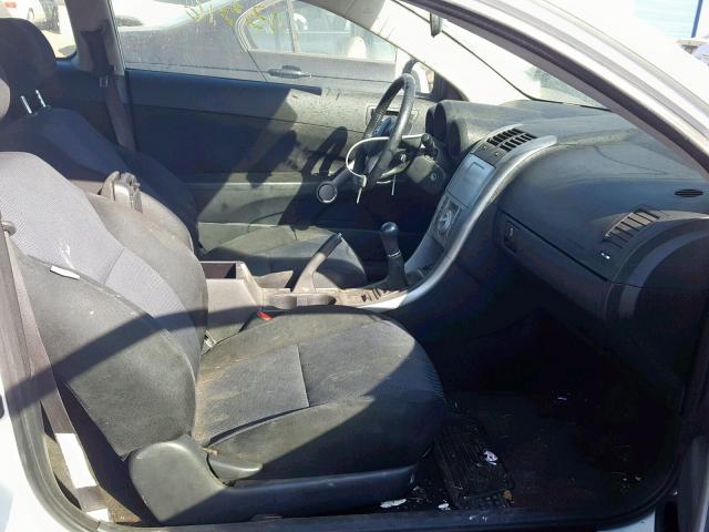 JTKDE167280244573 - 2008 TOYOTA SCION TC თეთრი ფოტო 5
