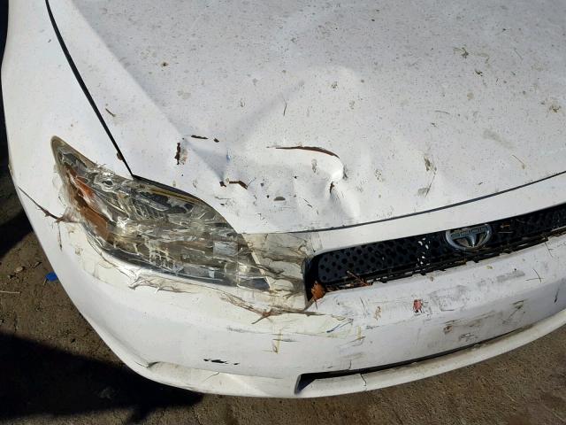 JTKDE167280244573 - 2008 TOYOTA SCION TC თეთრი ფოტო 9