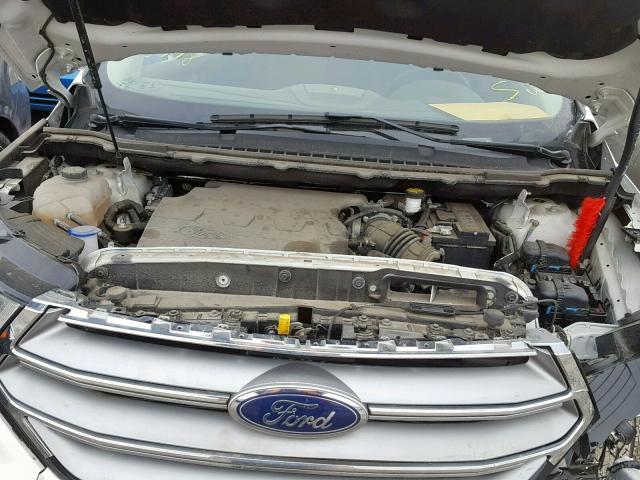 2FMPK4J81GBC54261 - 2016 FORD EDGE SEL WHITE photo 7