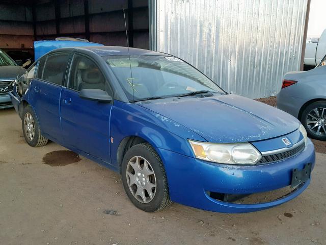 1G8AJ52F63Z138524 - 2003 SATURN ION LEVEL BLUE photo 1