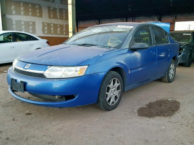 1G8AJ52F63Z138524 - 2003 SATURN ION LEVEL BLUE photo 2