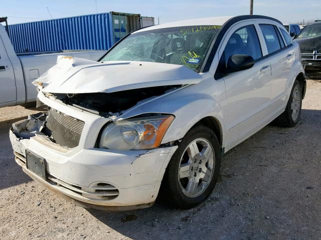 1B3HB48A99D222478 - 2009 DODGE CALIBER SX WHITE photo 2