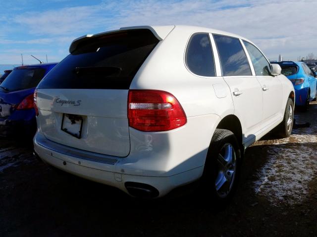 WP1AB29P78LA43382 - 2008 PORSCHE CAYENNE S WHITE photo 4