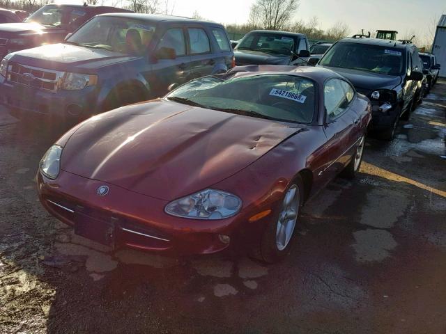 SAJGX5743VC001389 - 1997 JAGUAR XK8 RED photo 2