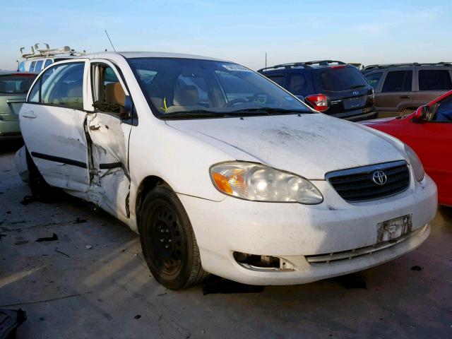 1NXBR32E25Z404678 - 2005 TOYOTA COROLLA SE WHITE photo 1