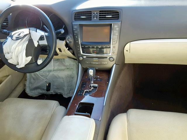 JTHBF5C20D5185482 - 2013 LEXUS IS 250 GRAY photo 9