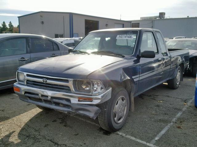 JT4RN93P0S5113975 - 1995 TOYOTA PICKUP 1/2 BLUE photo 2