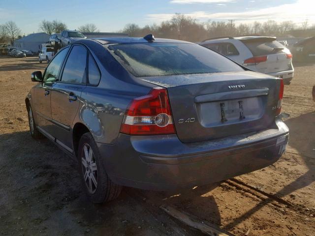 YV1MS382672303098 - 2007 VOLVO S40 2.4I GRAY photo 3