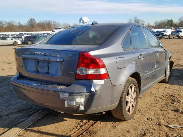 YV1MS382672303098 - 2007 VOLVO S40 2.4I GRAY photo 4