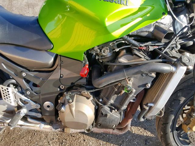 JKAZX9A14YA016863 - 2000 KAWASAKI ZX1200 A1 GREEN photo 7