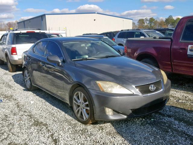 JTHBK262875049501 - 2007 LEXUS IS 250 GRAY photo 1