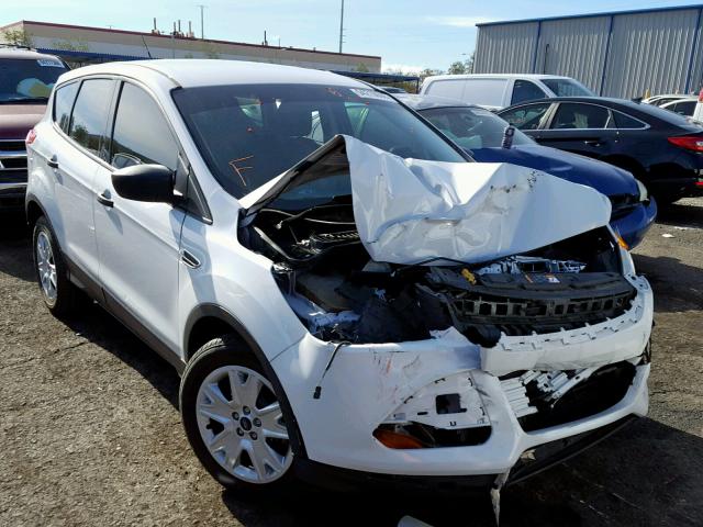 1FMCU0F77EUA22515 - 2014 FORD ESCAPE S WHITE photo 1