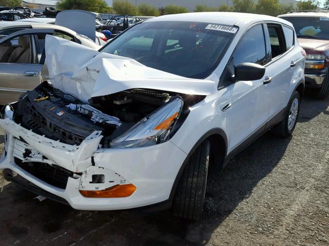 1FMCU0F77EUA22515 - 2014 FORD ESCAPE S WHITE photo 2