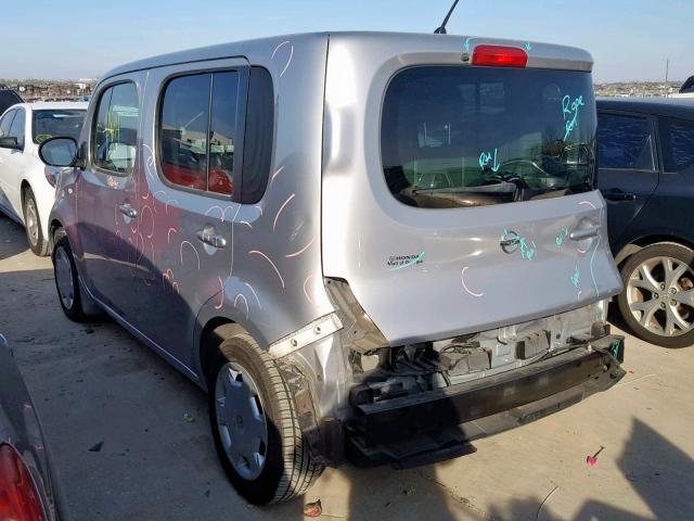 JN8AZ28R29T124375 - 2009 NISSAN CUBE BASE SILVER photo 3