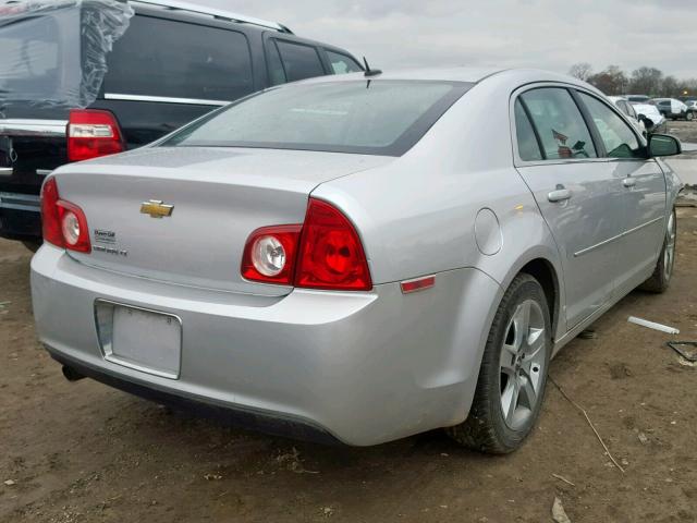 1G1ZC5EB3A4149365 - 2010 CHEVROLET MALIBU 1LT SILVER photo 4