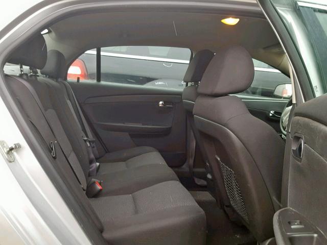 1G1ZC5EB3A4149365 - 2010 CHEVROLET MALIBU 1LT SILVER photo 6