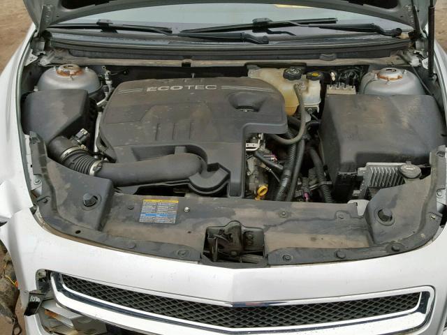 1G1ZC5EB3A4149365 - 2010 CHEVROLET MALIBU 1LT SILVER photo 7