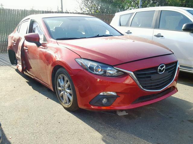 JM1BM1X72G1347131 - 2016 MAZDA 3 GRAND TO RED photo 1