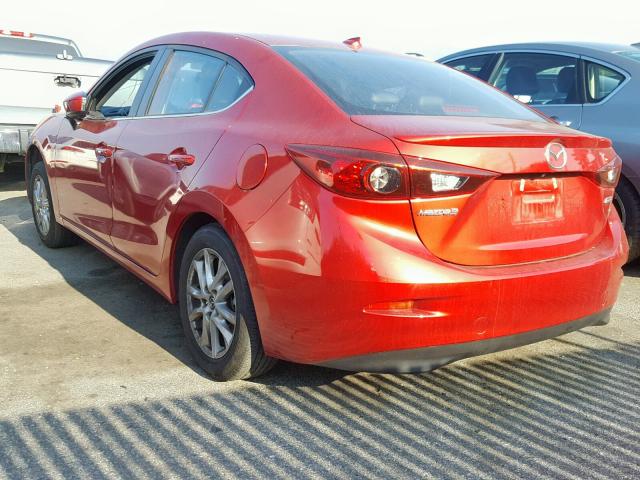 JM1BM1X72G1347131 - 2016 MAZDA 3 GRAND TO RED photo 3