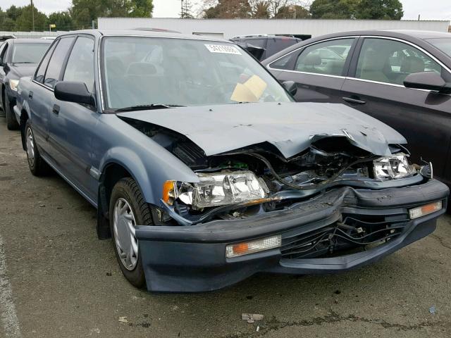 1HGED3543LA095127 - 1990 HONDA CIVIC DX BLUE photo 1