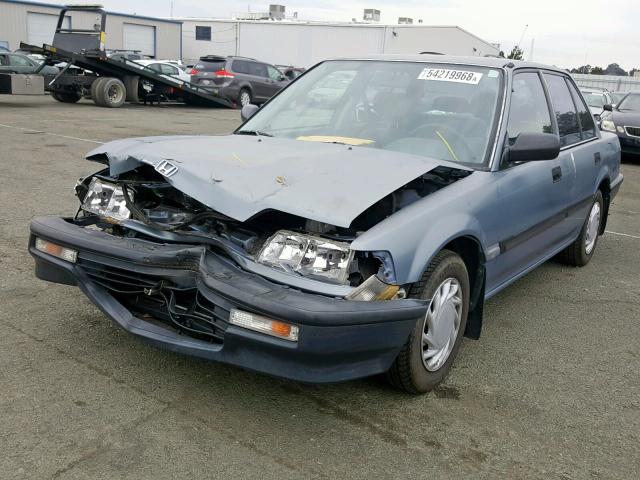 1HGED3543LA095127 - 1990 HONDA CIVIC DX BLUE photo 2