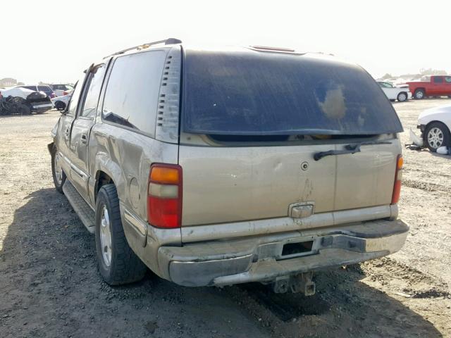 3GKEC16T62G217799 - 2002 GMC YUKON XL C TAN photo 3