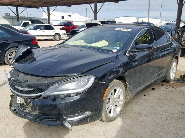 1C3CCCAB3GN144178 - 2016 CHRYSLER 200 LIMITE BLACK photo 2